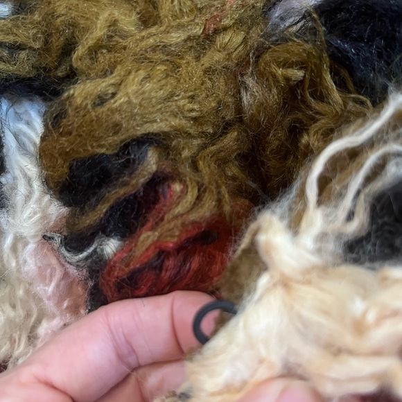 Shaggy Furry Boho Block Color Coat Jacket size Medium
Natural earthy colors - Picture 6 of 8